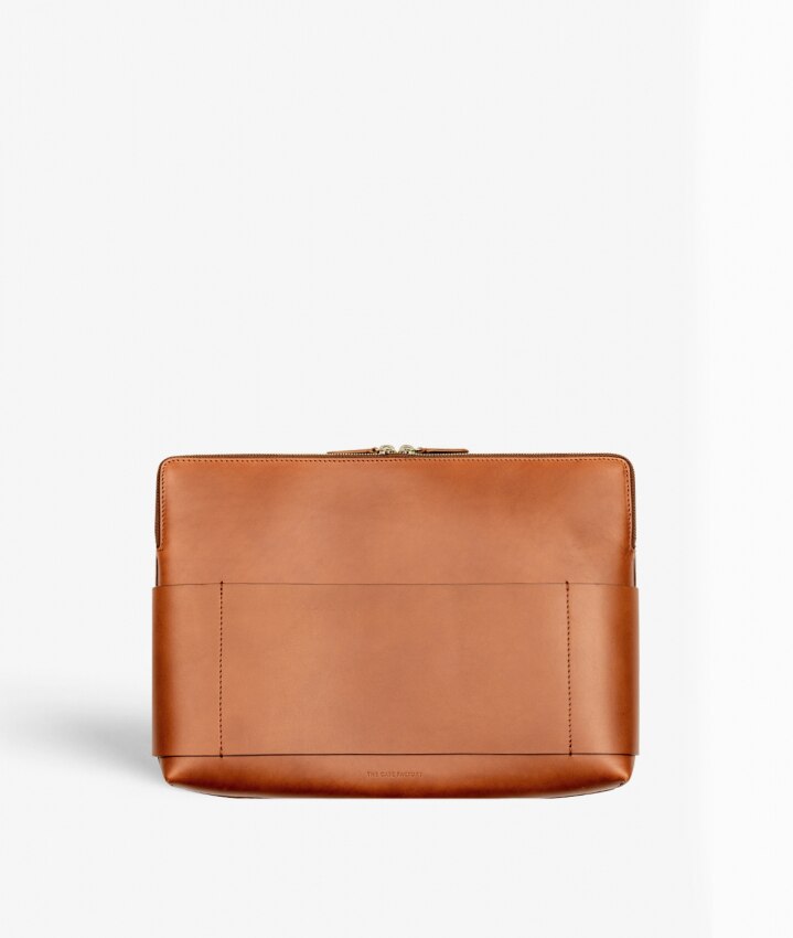 Borsa per laptop 15" Snake Vegetable Tanned Marrone