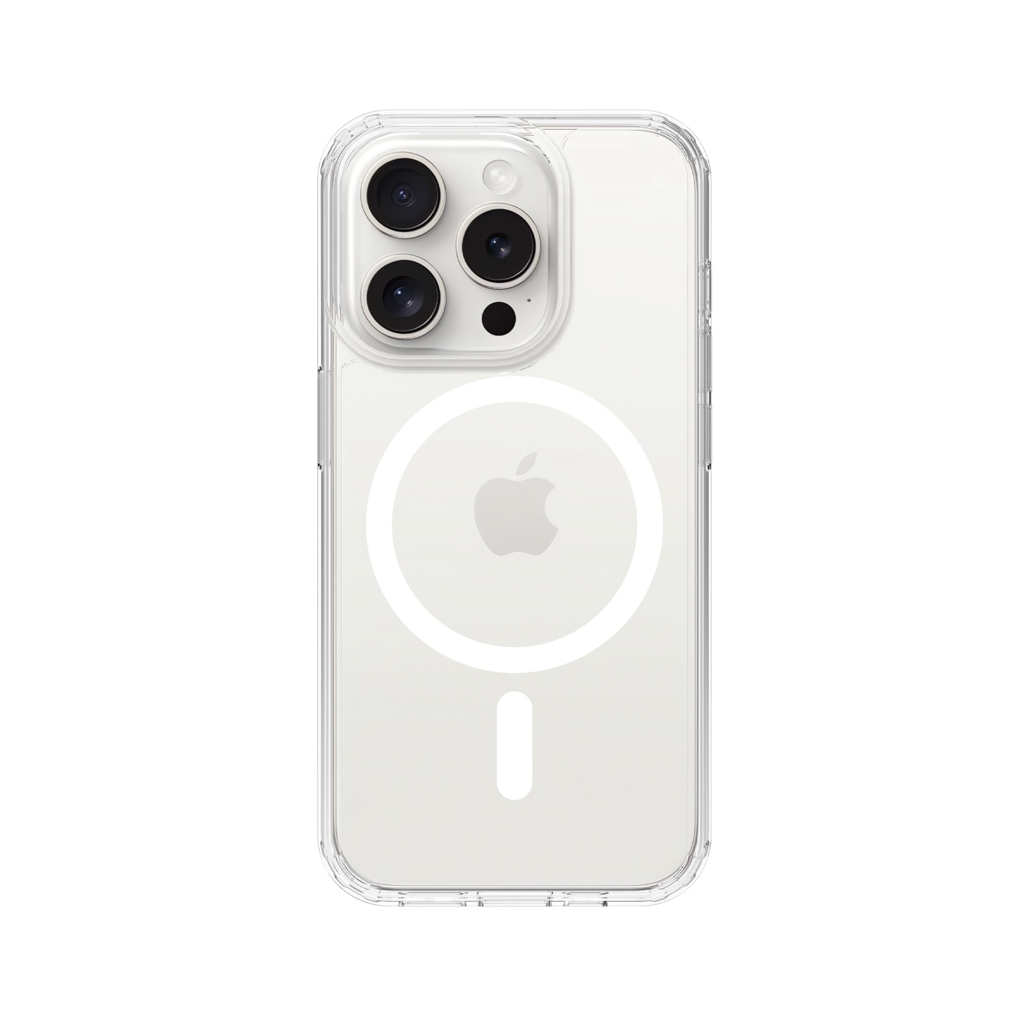 Cover ibride con MagSafe iPhone 15 Pro Max Trasparente