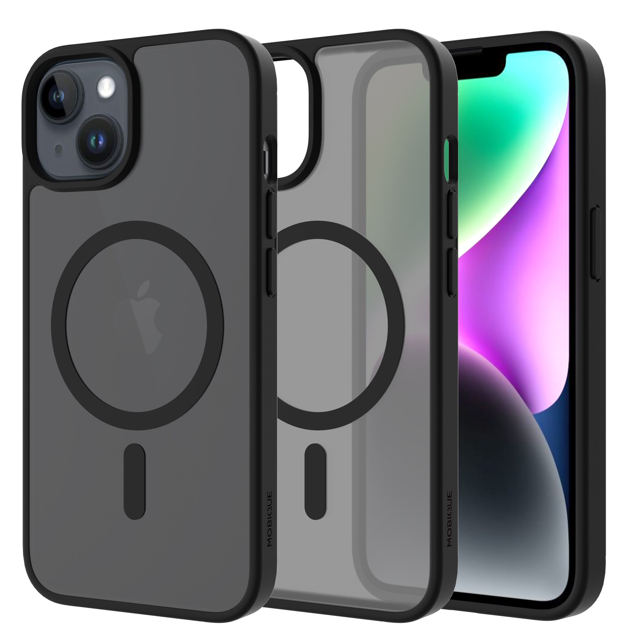 Cover Magnetic Hybrid iPhone 13 Frosted Black