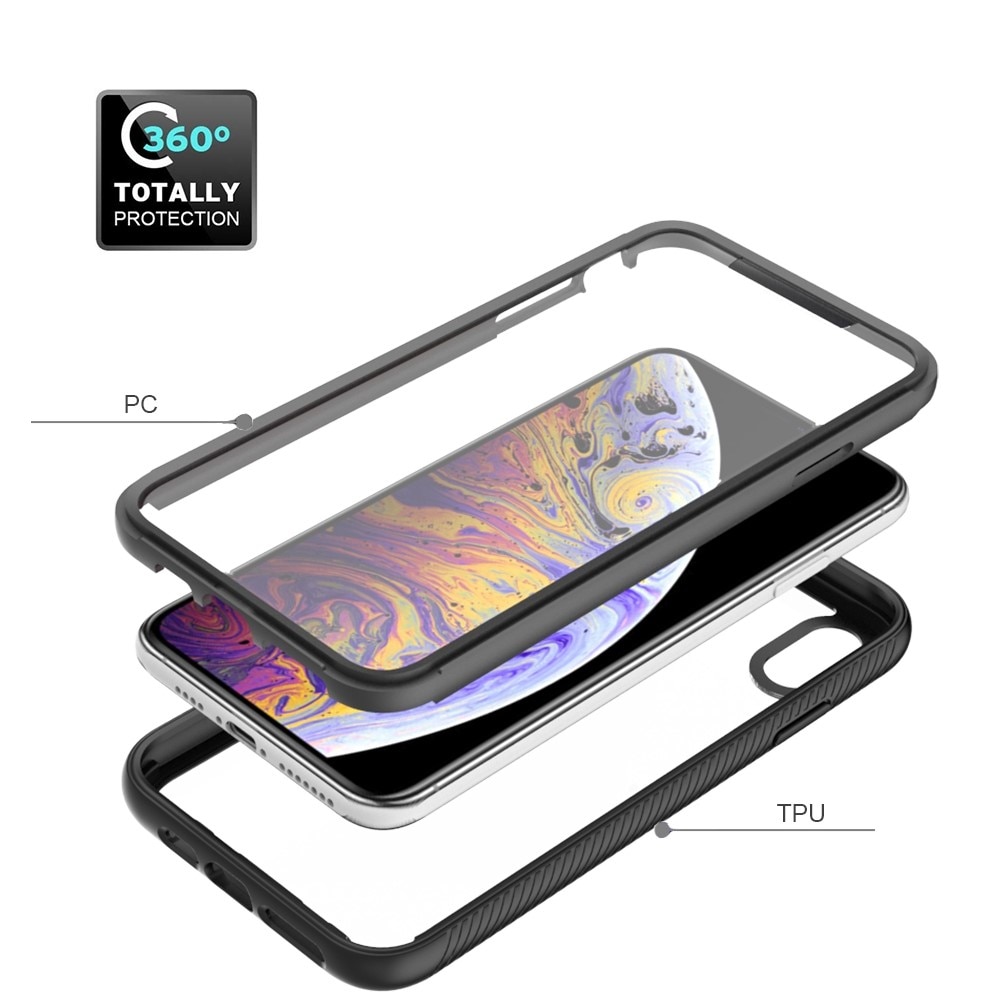 Cover Full Protection iPhone Xs Max Nero