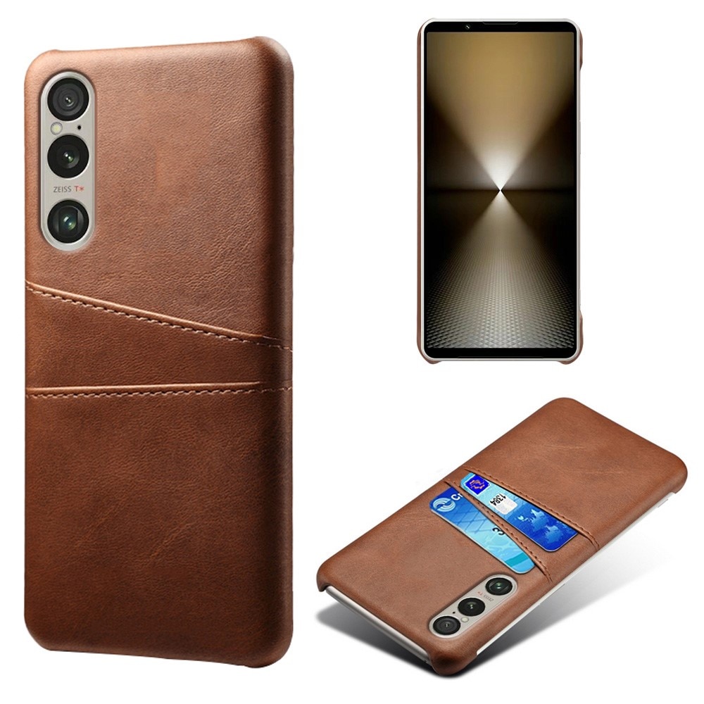 Cover Card Slots Sony Xperia 1 VII Marrone