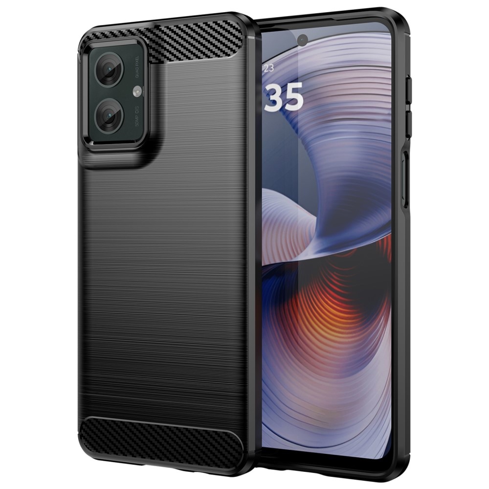 Cover TPU Brushed Motorola Moto G55 Nero