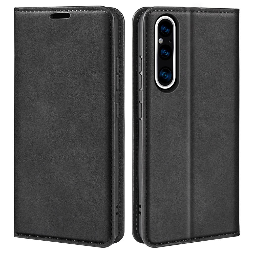 Cover portafoglio sottili Sony Xperia 1 V Nero