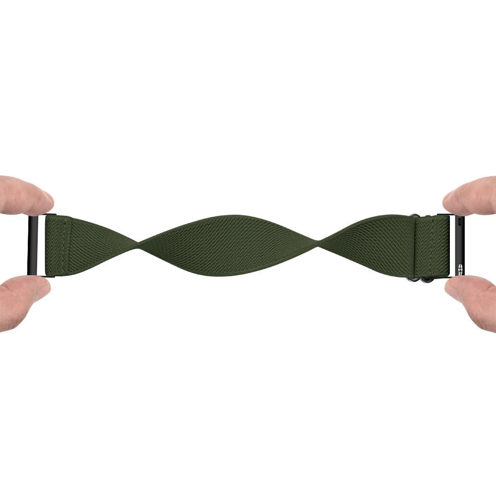 Cinturino in nylon elasticizzato Polar Vantage V3, Verde
