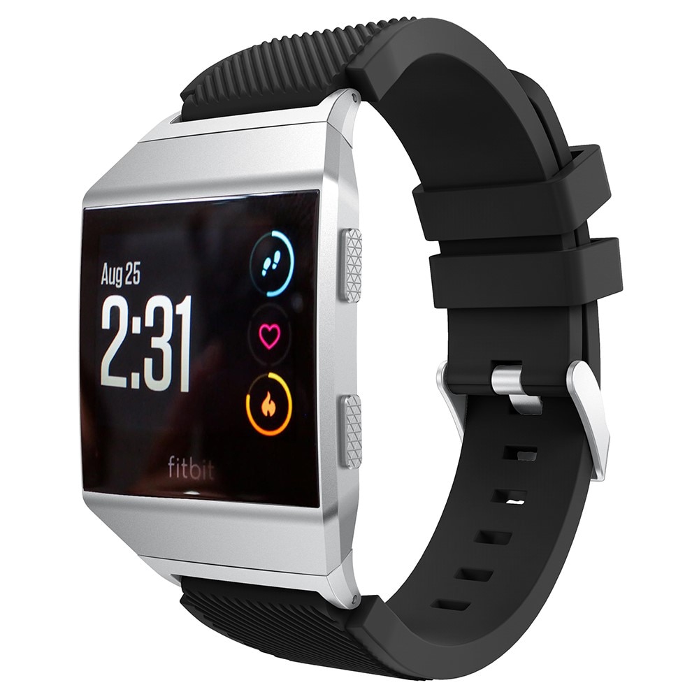 Cinturino in silicone per Fitbit Ionic, Nero