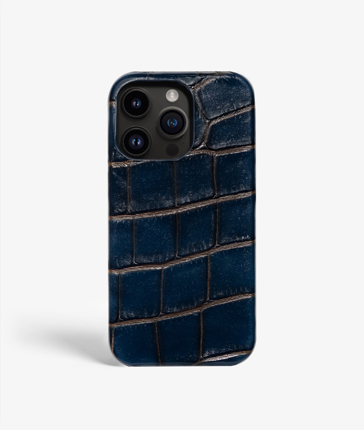 Cover iPhone 13 Pro Max Croco Blu