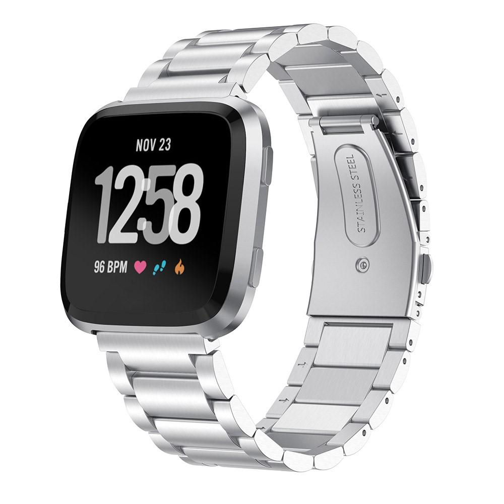 Cinturino in metallo Fitbit Versa/Versa 2 Argento